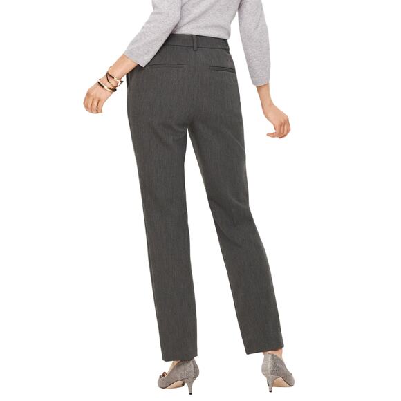 Talbots Pants - Talbots Heritage Dress Pants, Women Gray Straight Leg, Stretch - Size 8